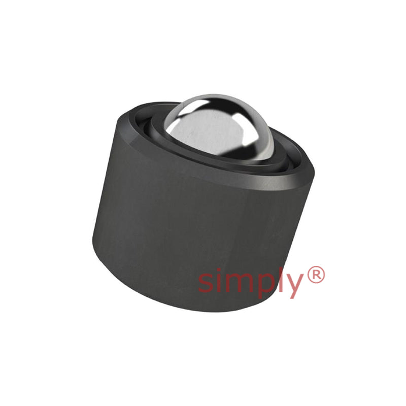 High-Performance Push Fit Ball Transfer Unit with 25.4mm Steel Ball - Load Capacity 320kg - Allow 2-3 Days