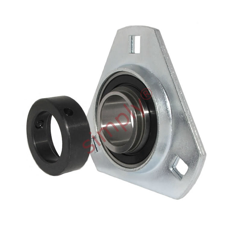 SKF PFD20WF Pressed Steel Triangular Housing with Eccentric Locking Collar 25mm Insert 