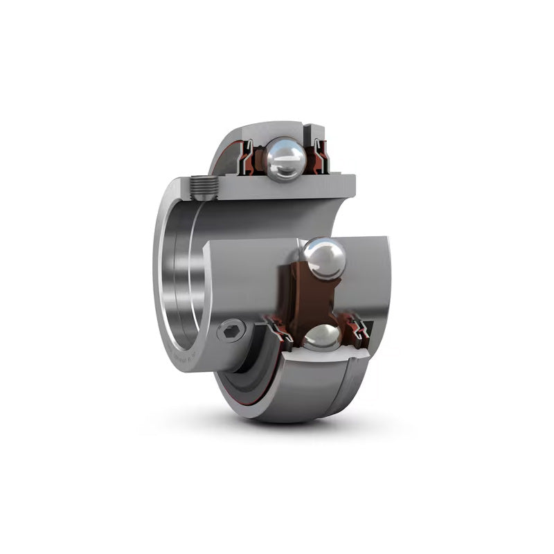 SKF YAR210-115-2F Grub Screw Type Bearing Insert 1-15/16 inch Bore 90mm Outside Diameter