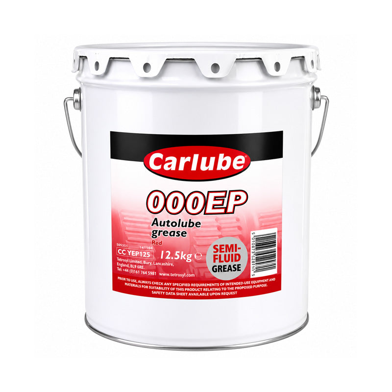 Carlube 000EP Autolube Grease (Red) 12.5kg