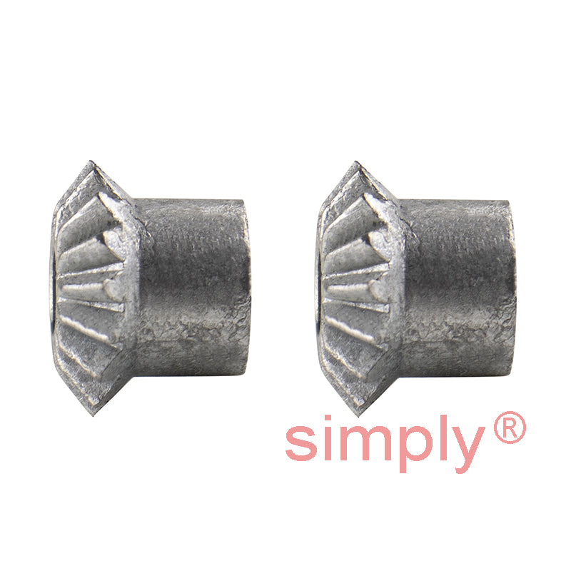 ZBM10/16 16 Tooth Metric Die Cast Zinc Mitre Gear (Set of 2) 1.0 MOD 20 Deg Pressure Angle